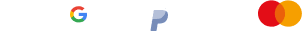 Paypal, visa, mastercard, amex, discover, discover it